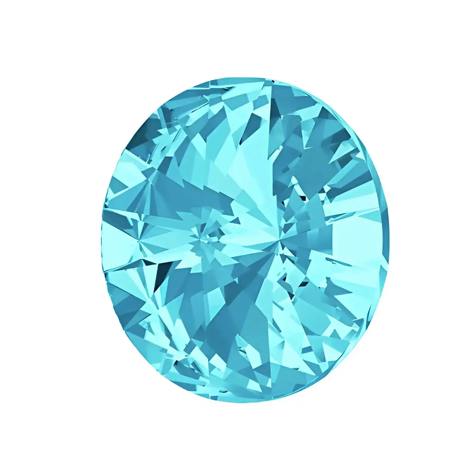 Brilliance Crystal Rivolis, 1122, 12mm, Aqua - Image 2