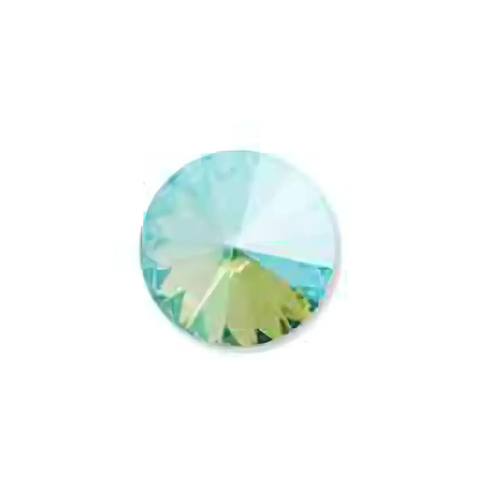 Brilliance Crystal Rivolis, 1122, 12mm, Peridot Shimmer