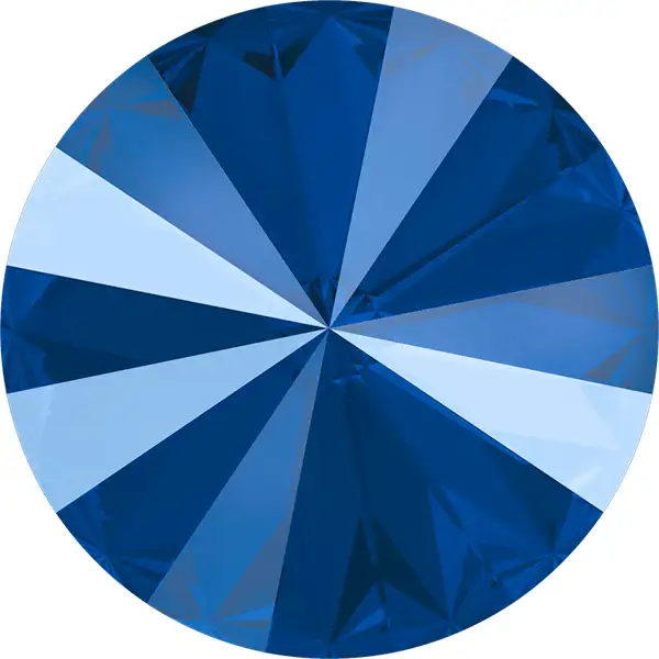 Brilliance Crystal Rivolis, 1122, 12mm, Royal Blue
