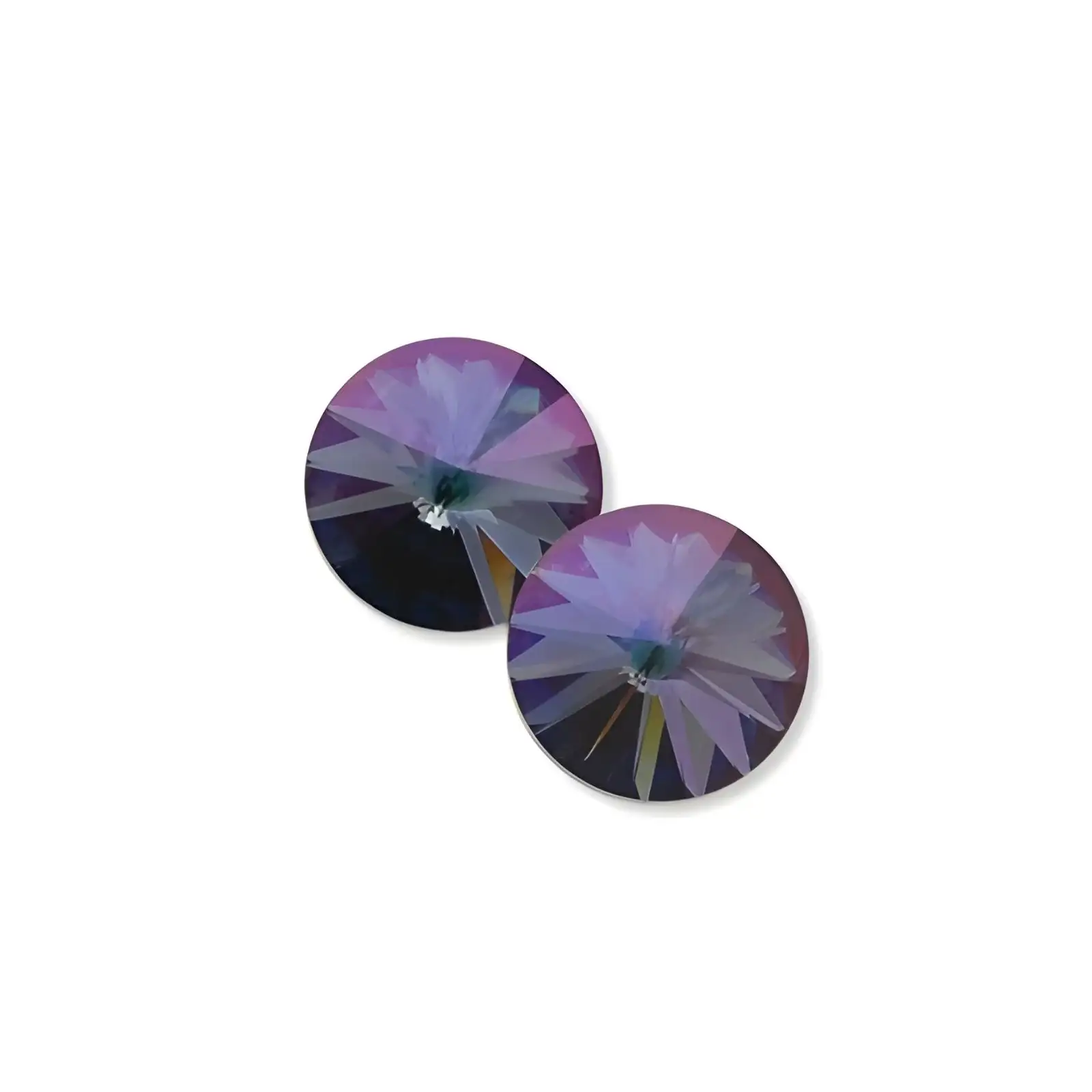 Brilliance Crystal Rivolis, 1122, 12mm, Sapphire Iris Mist - Image 3