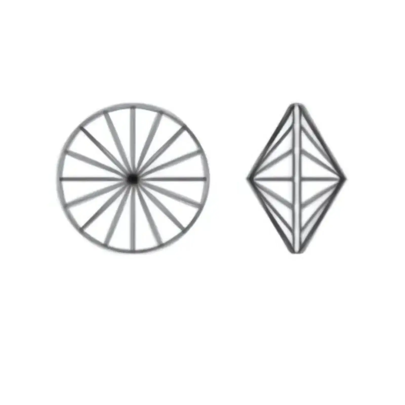 Brilliance Crystal Rivolis, 1122, 12mm, Summer Blush on White Opal - Image 3