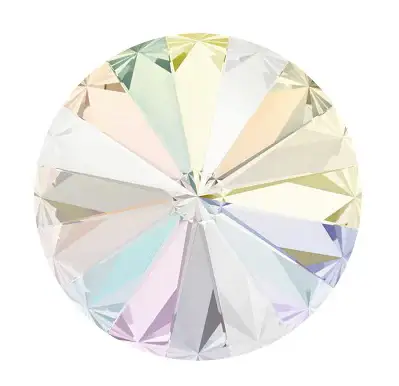 Brilliance Crystal Rivolis, 1122, 14mm, Crystal AB, 2 or 6 pieces