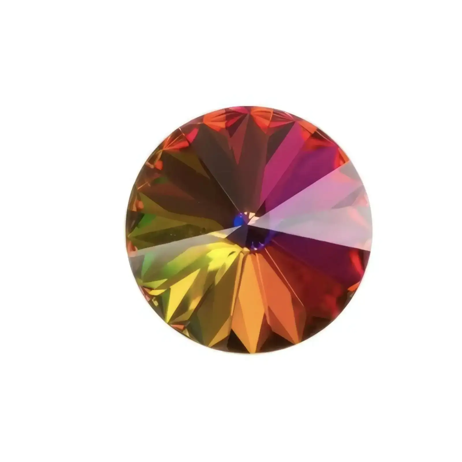 Brilliance Crystal Rivolis, 1122, 12mm, Crystal Volcano