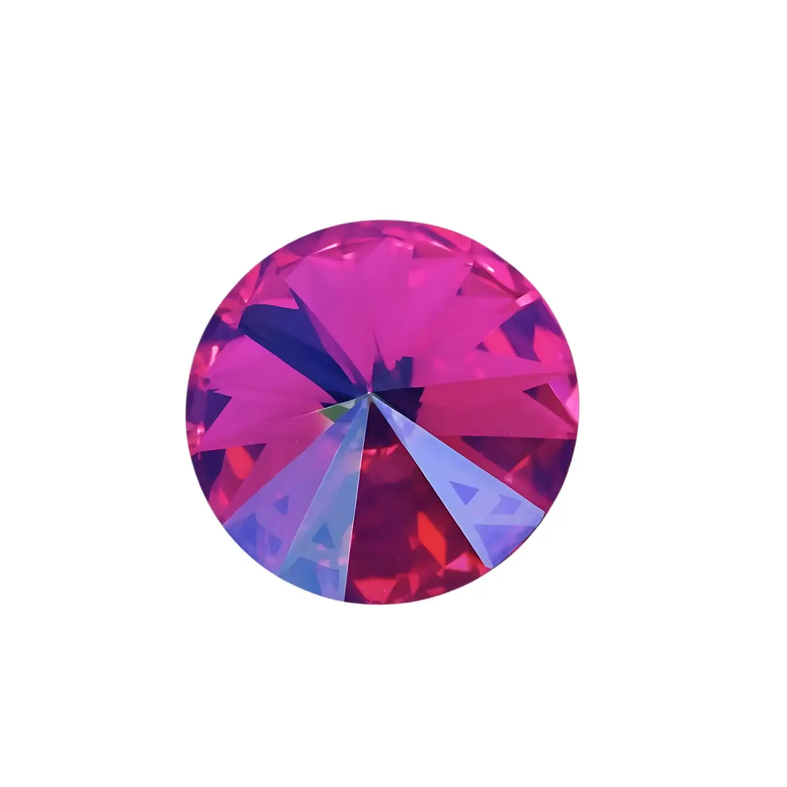 Brilliance Crystal Rivolis, 1122, 14mm, Fuchsia Glacier Blue - Image 2