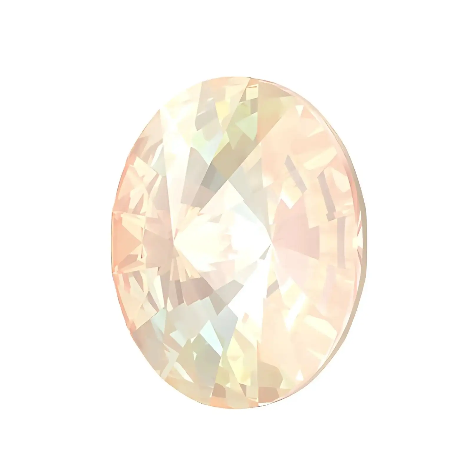 Brilliance Crystal Rivolis, 1122, 14mm, Ivory Cream Delite, 2 or 6 pieces - Image 2