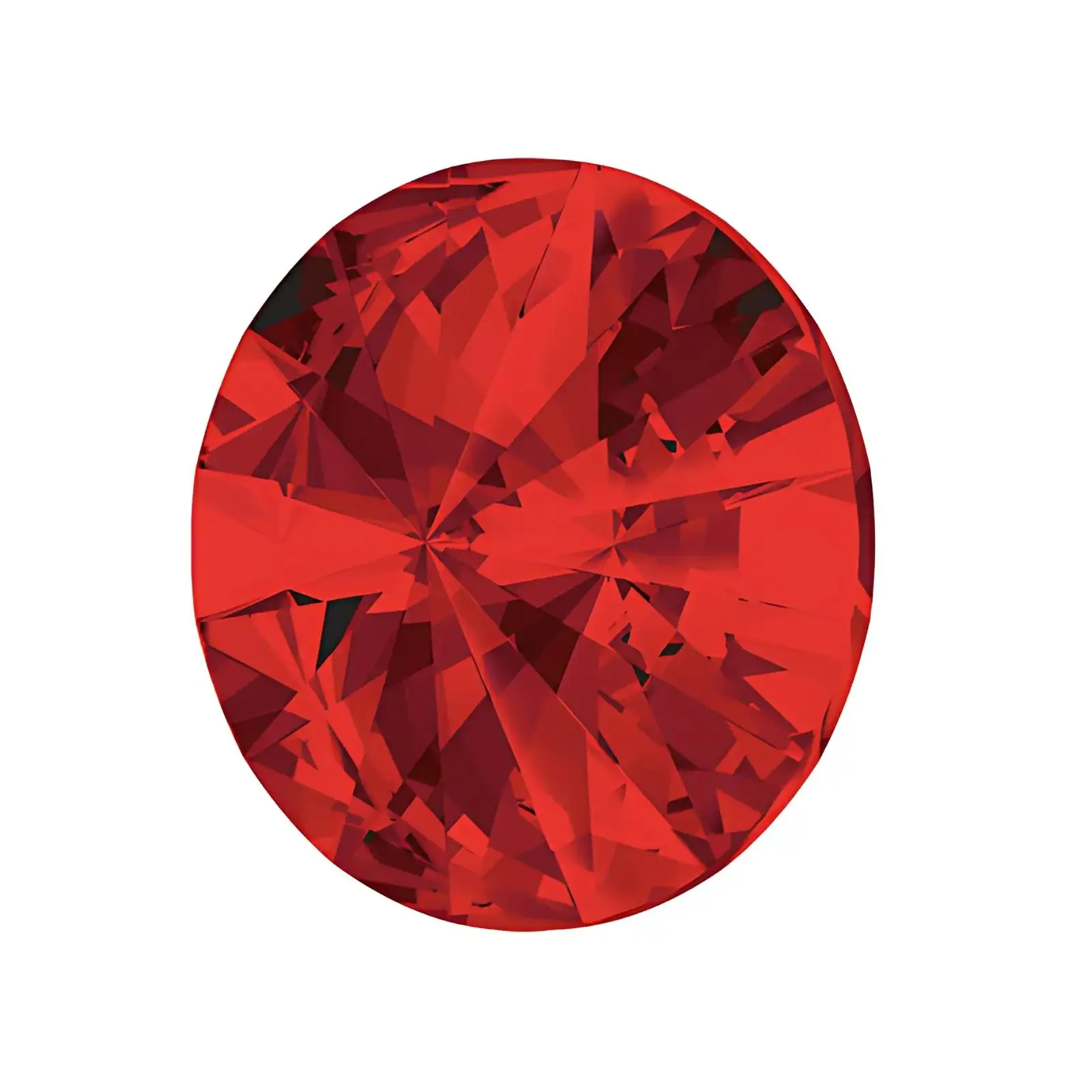 Brilliance Crystal Rivolis, 1122, 14mm, Light Siam - Image 2