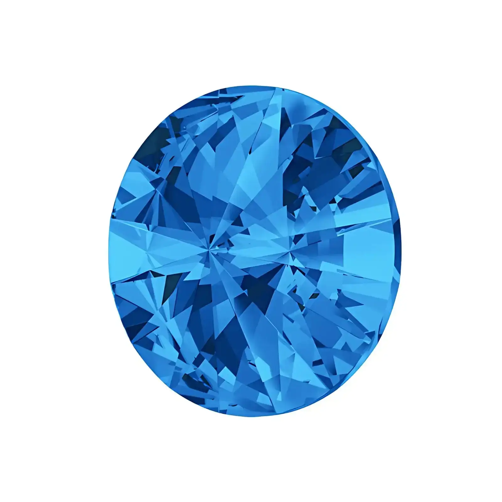Brilliance Crystal Rivolis, 1122, 14mm, Sapphire - Image 2