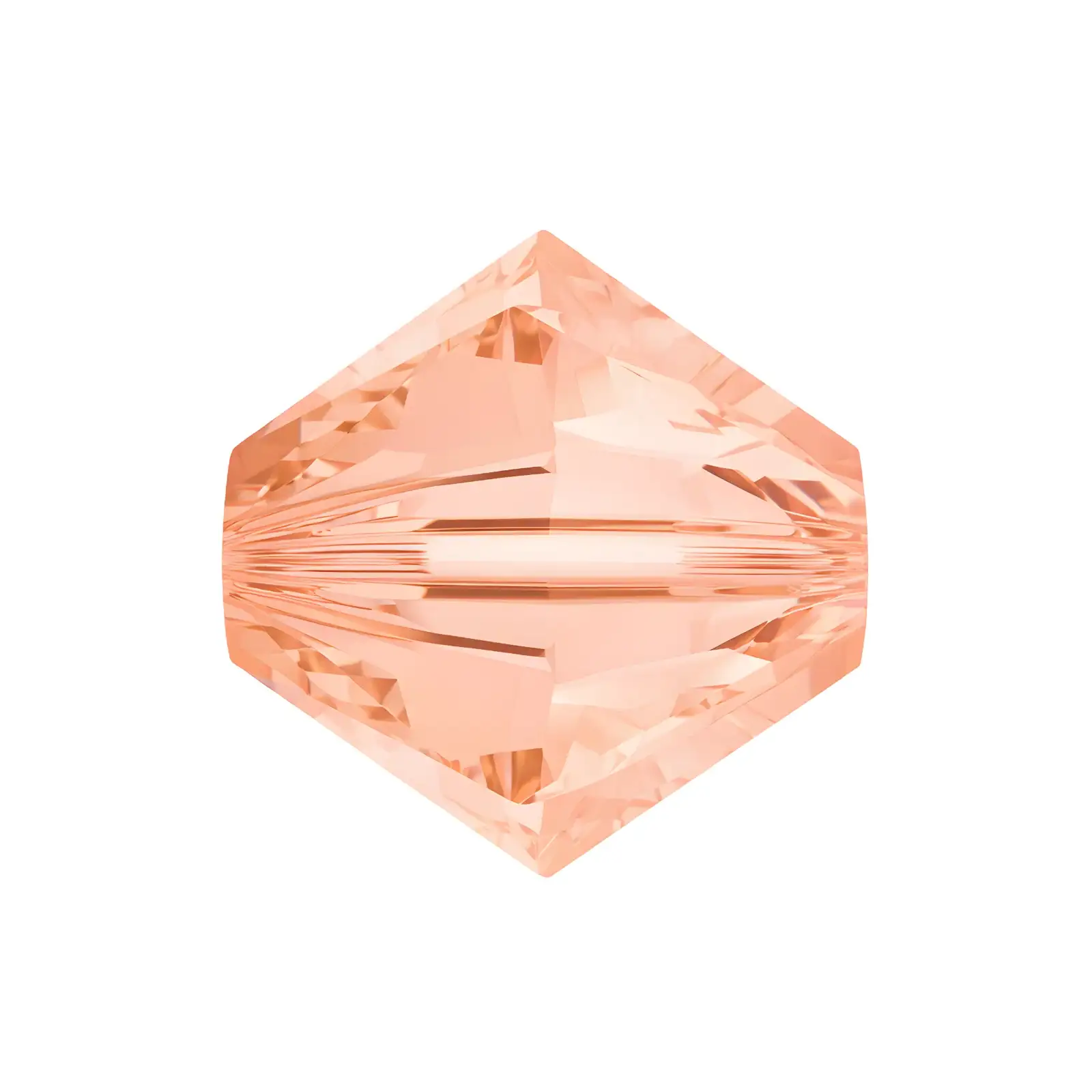 Brilliance Austrian Crystal Bicones 5328, 3mm, Light Peach
