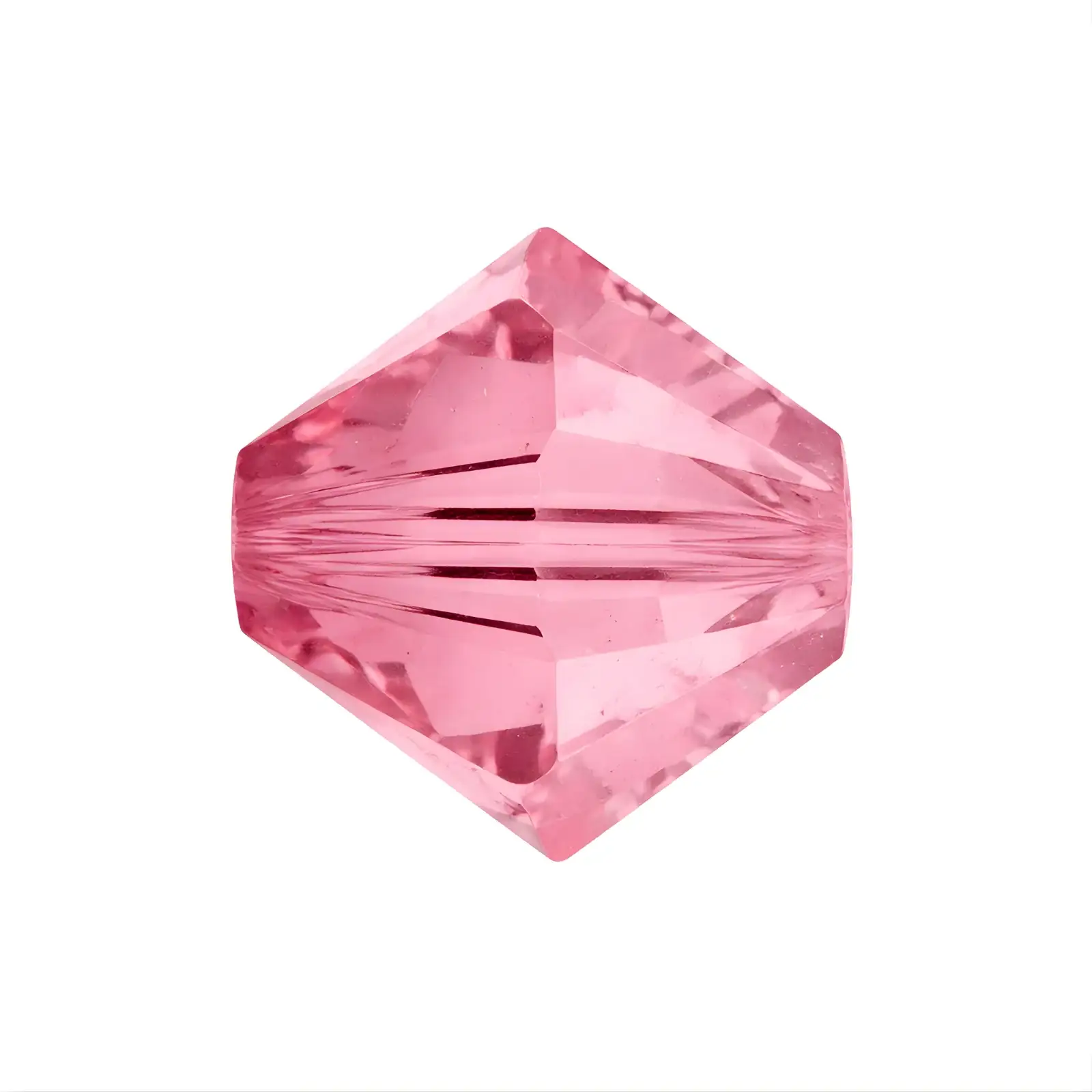 Brilliance Austrian Crystal Bicones 5328, 3mm, Light Rose AB