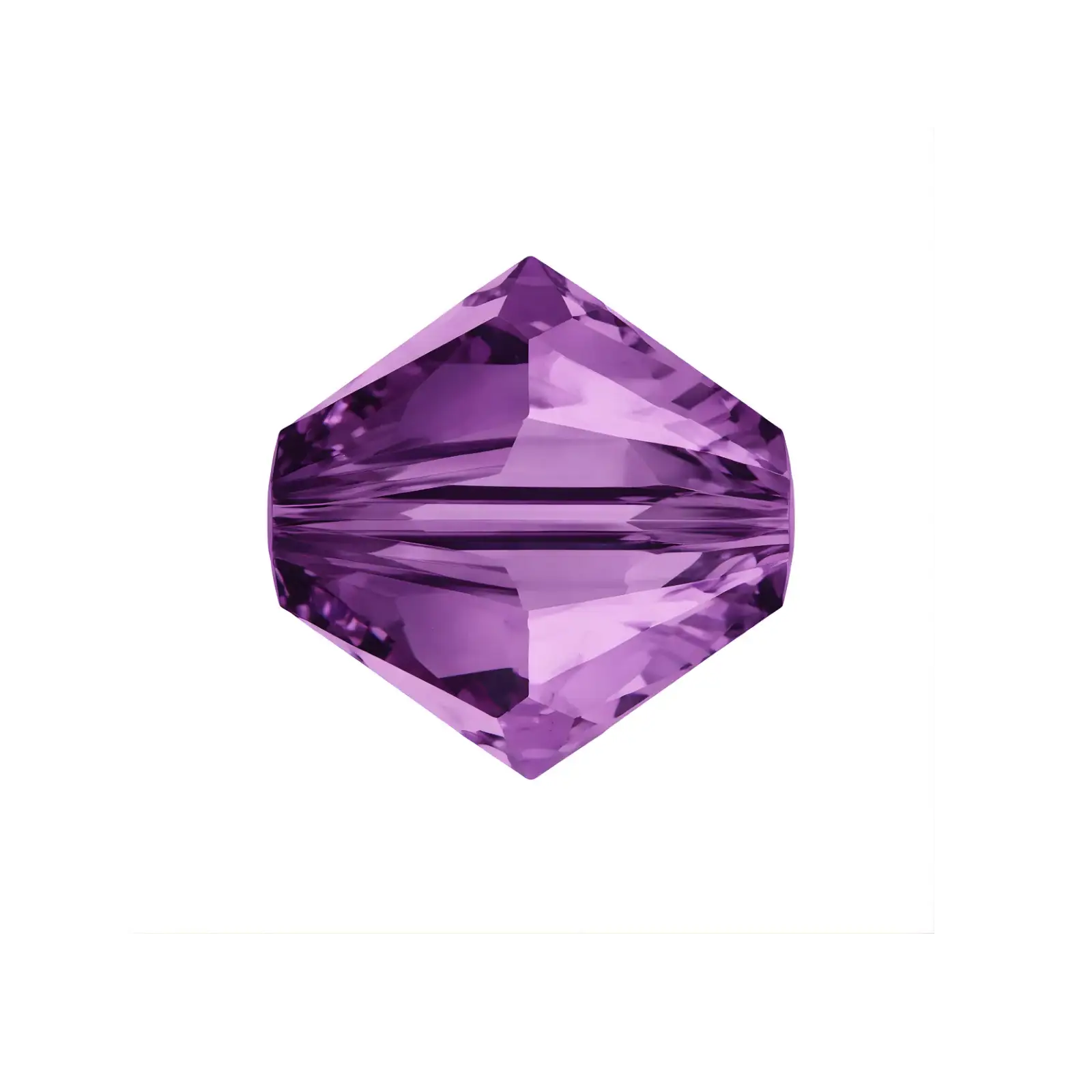Brilliance Austrian Crystal Bicones 5328, 4mm, Amethyst