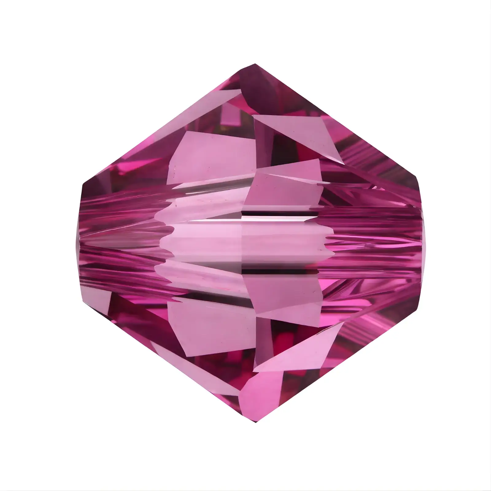 Brilliance Austrian Crystal Bicones 5328, 4mm, Dark Rose