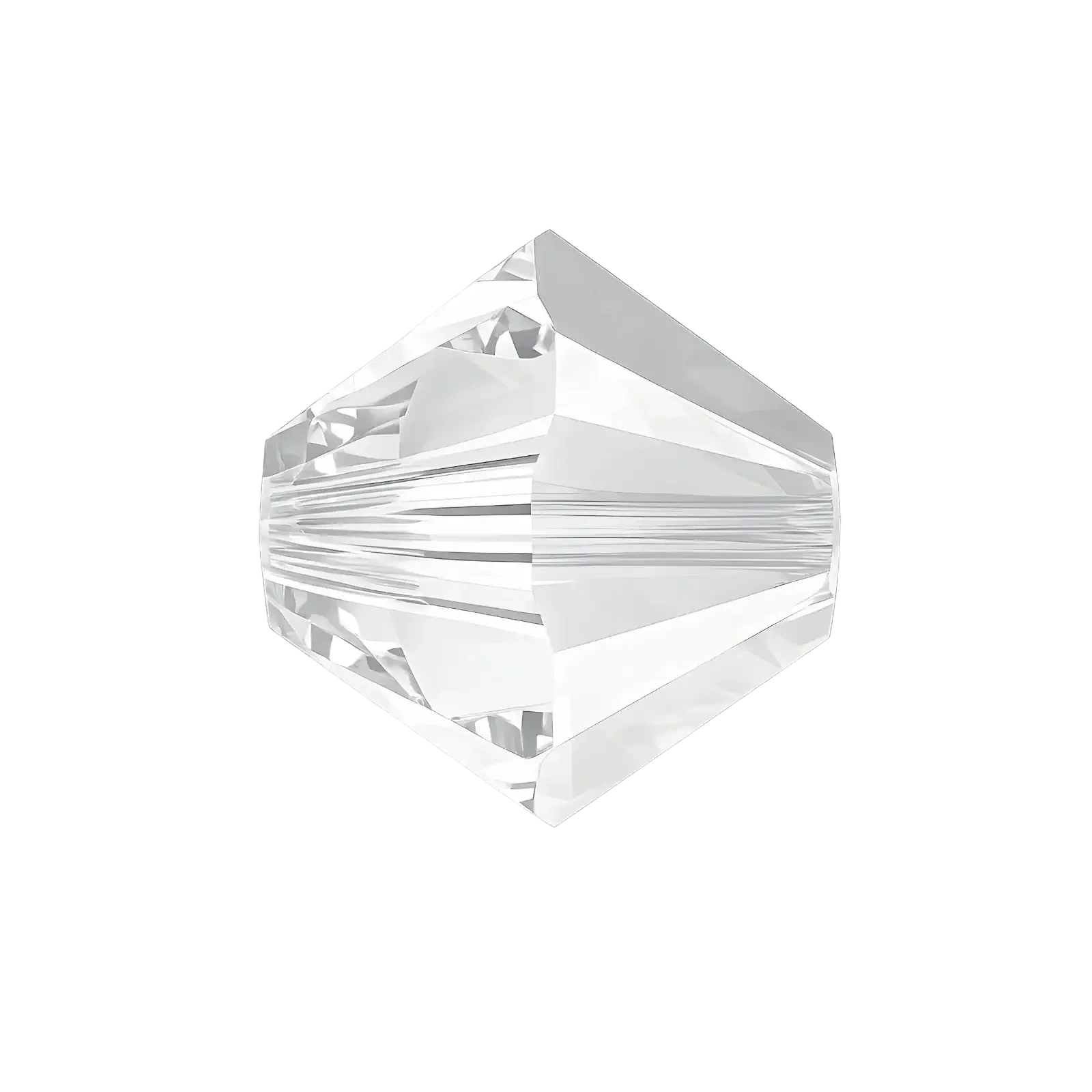 Brilliance Austrian Crystal Bicones 5328, 4mm, Light Chrome