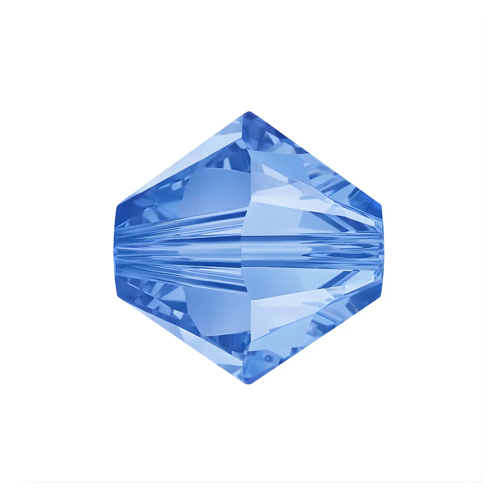 Brilliance Austrian Crystal Bicones 5328, 4mm, Light Sapphire