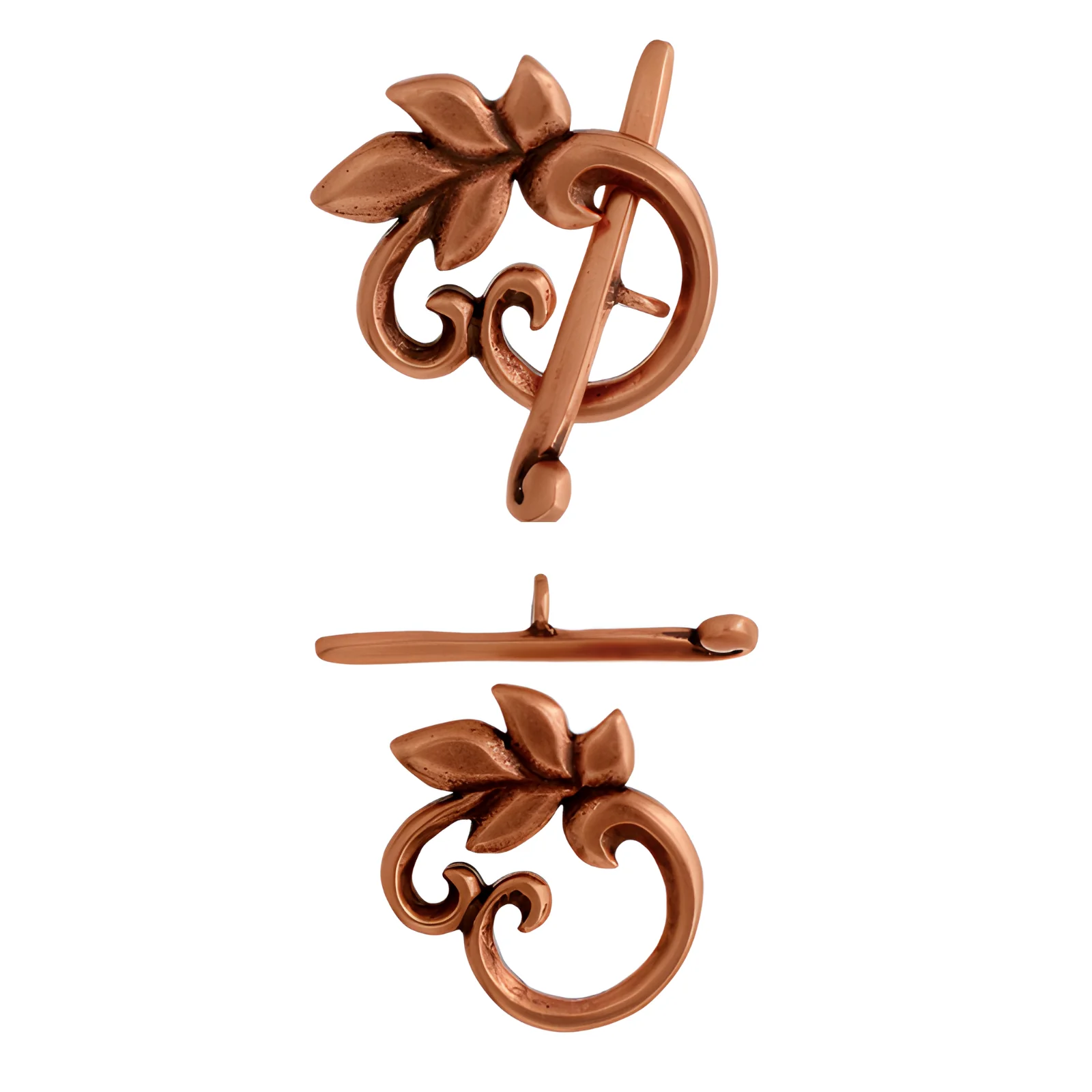 Bronze Line, Ivy Toggle Clasp, 15mm - Image 4