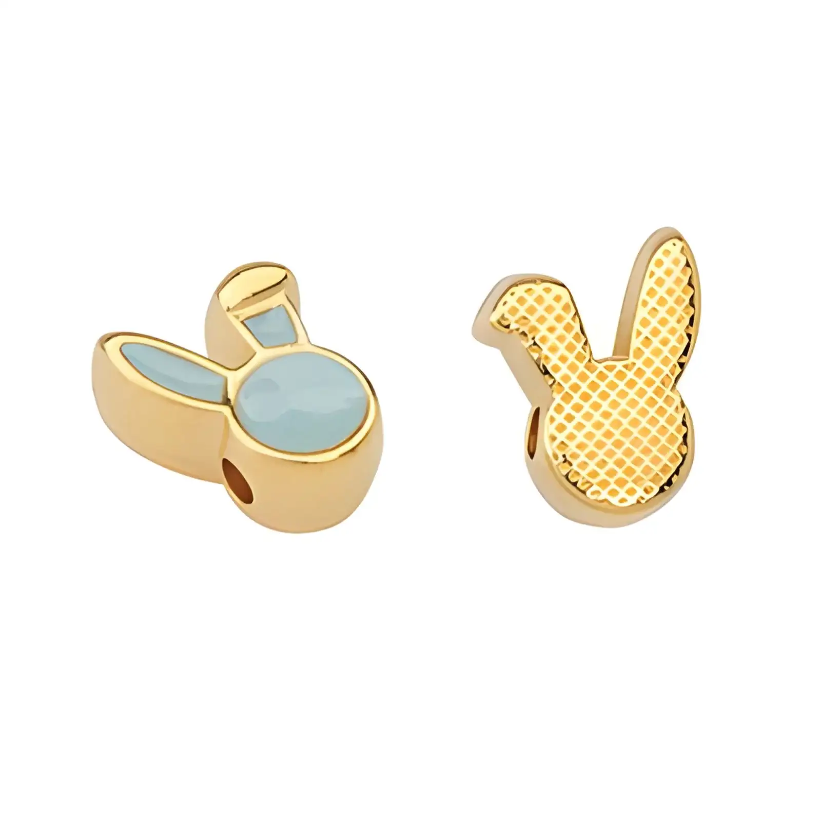 Bunny Head Slider Bead, 2 Pcs - Image 5