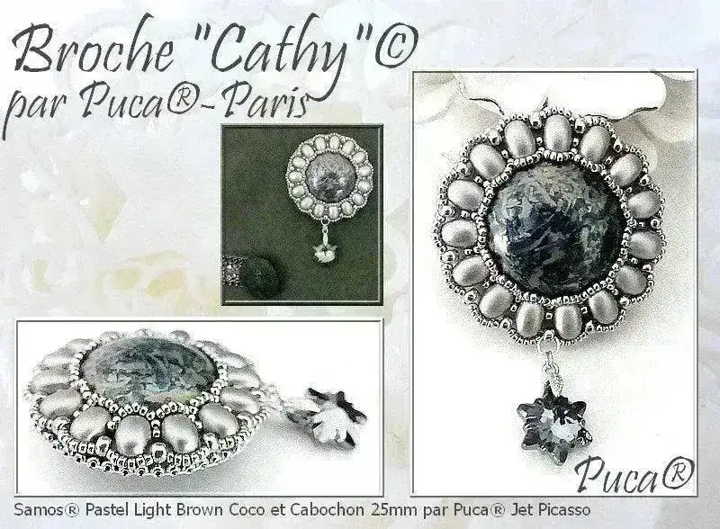 Cabochons par Puca, 18mm or 25mm, Chatoyant Collection - Image 5