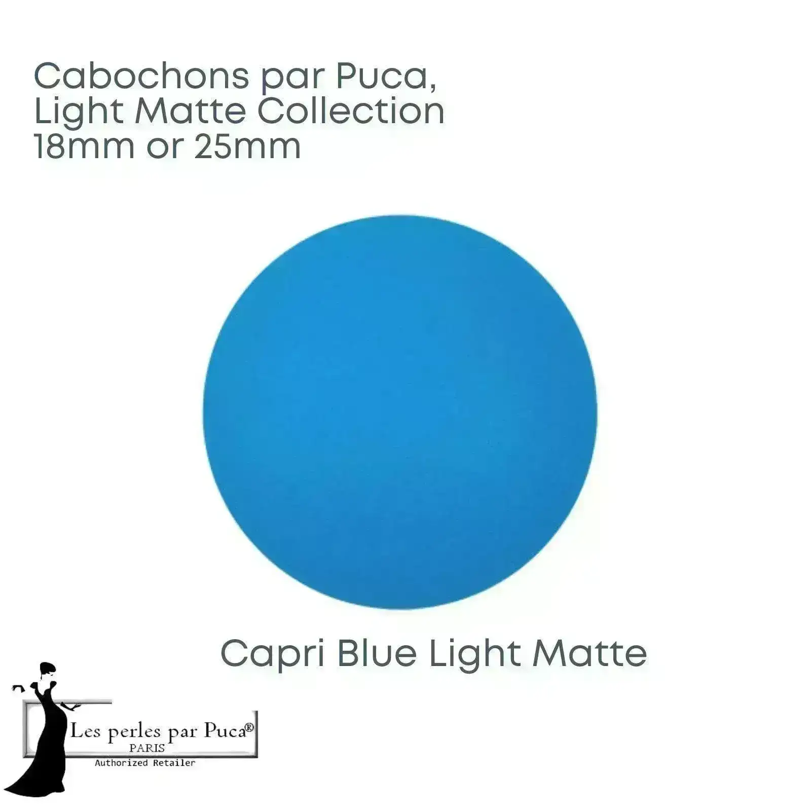 Cabochons par Puca, 18 or 25mm, Light Matte Collection - Image 8