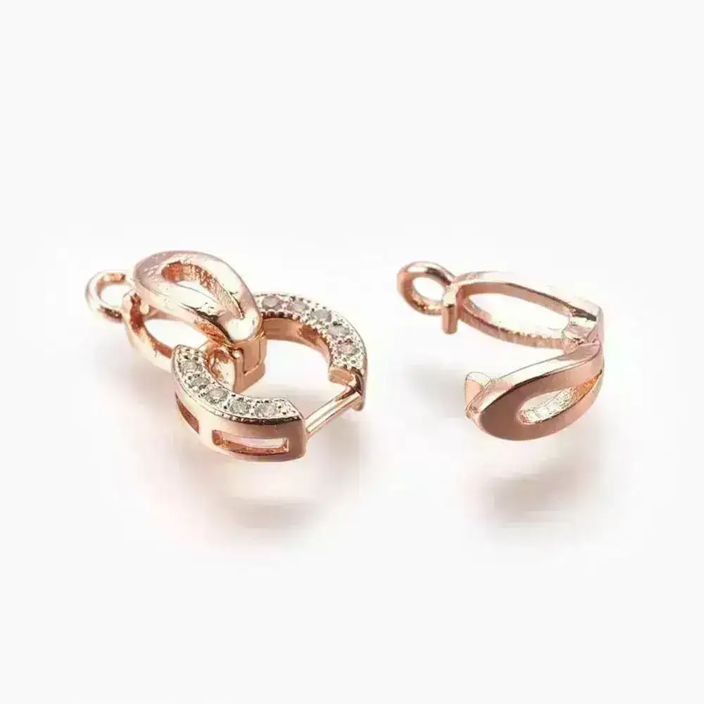 Celeste, 1-Strand Foldover Clasp, Cubic Zirconia, Precious Metal Plating - Image 6