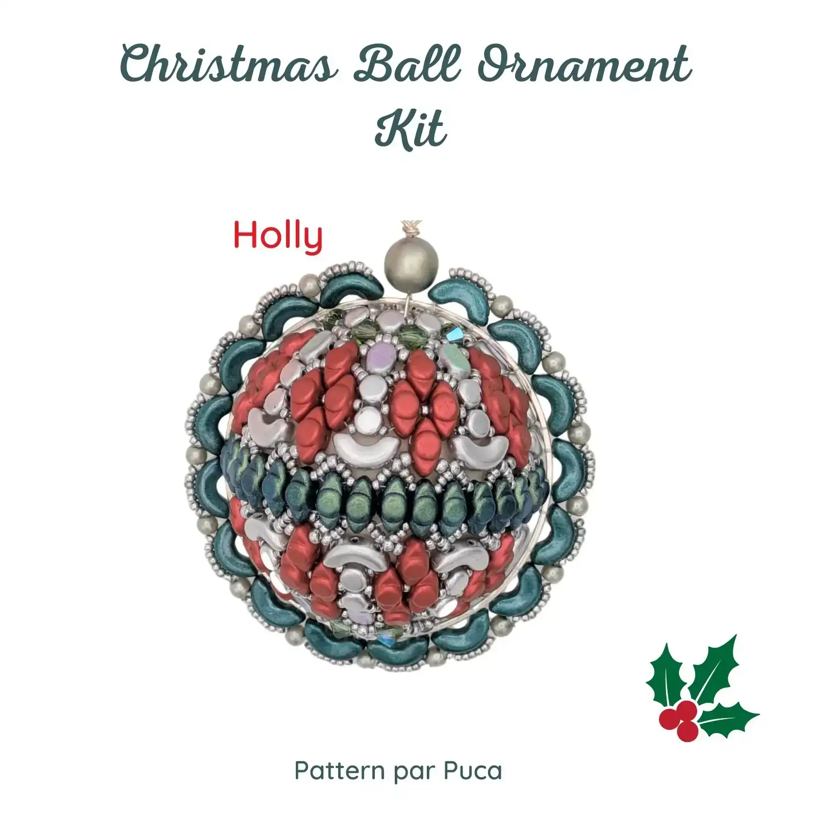 Christmas Ball 2024 Ornament Bead Kit - Image 2