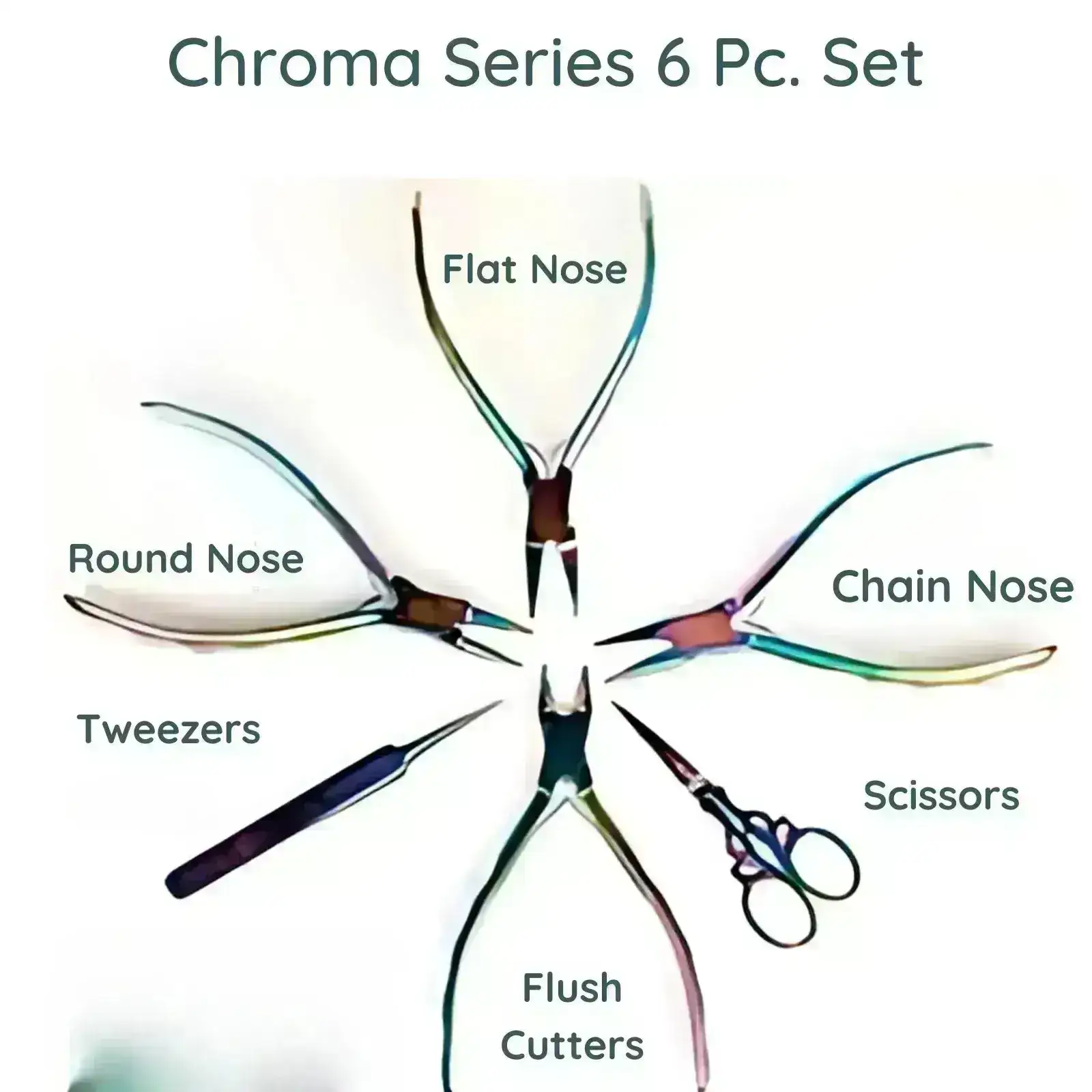 Chroma Series, 6 Piece Tool Set with Case - Image 2