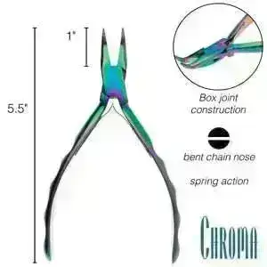 Chroma Series, Bent Chain Nose Pliers - Image 2