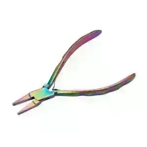 Chroma Series Flat Nose Pliers, Stainless Steel, Comfort Grip - Image 3