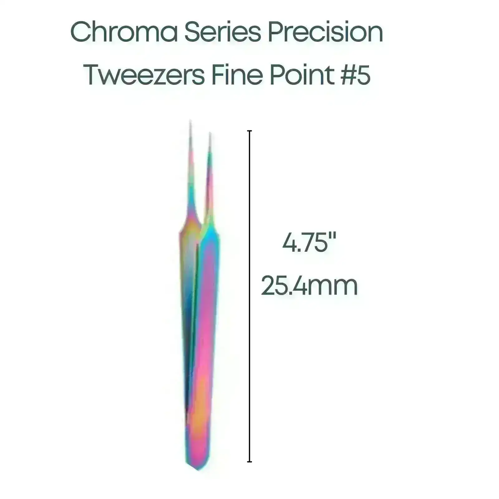 Chroma Series Tweezer, Fine Point #5, for Knotting or Fine Work - Image 2