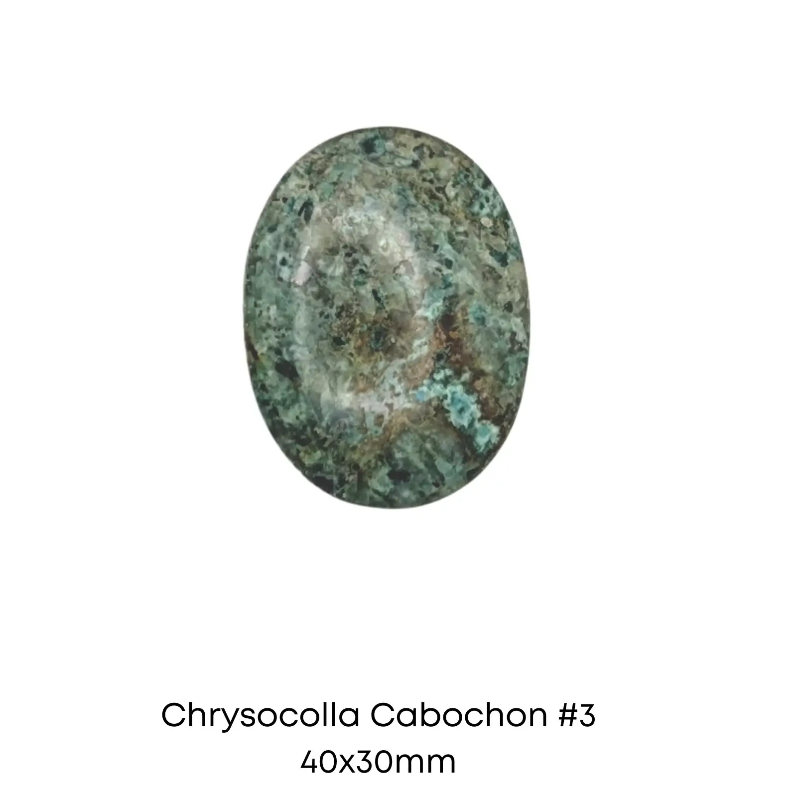 Chrysocolla Cabochons, 30x40mm - Image 3