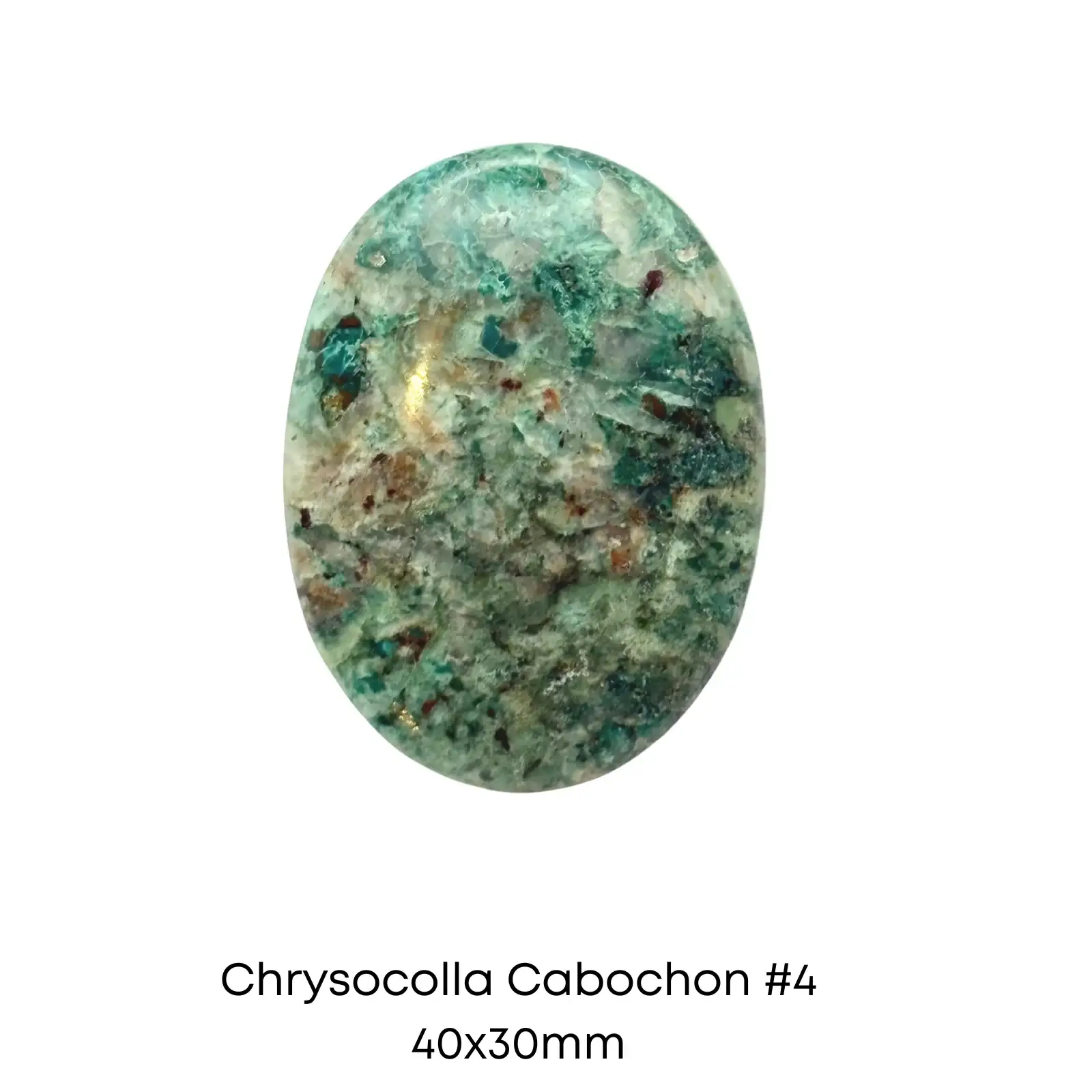 Chrysocolla Cabochons, 30x40mm - Image 4