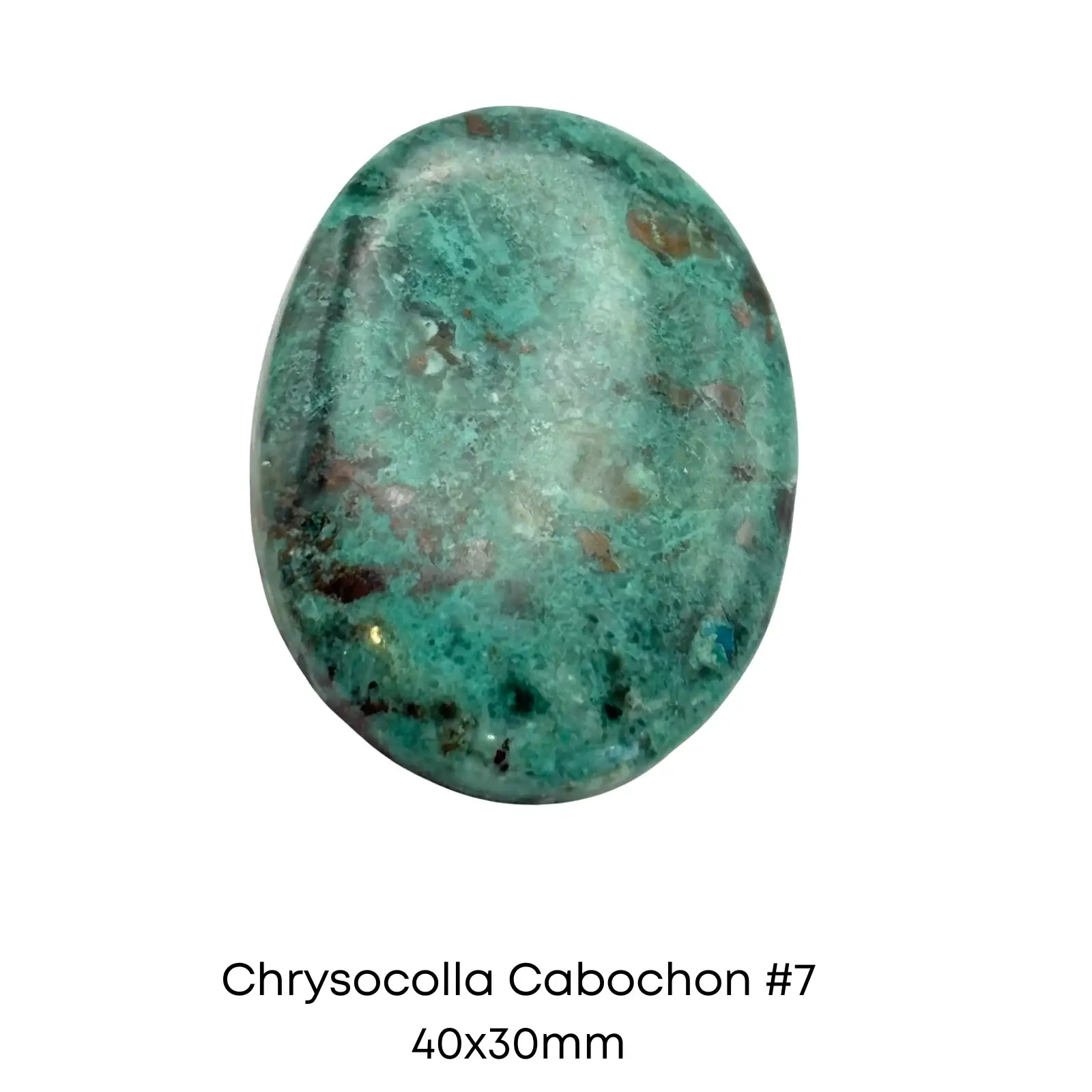 Chrysocolla Cabochons, 30x40mm - Image 7