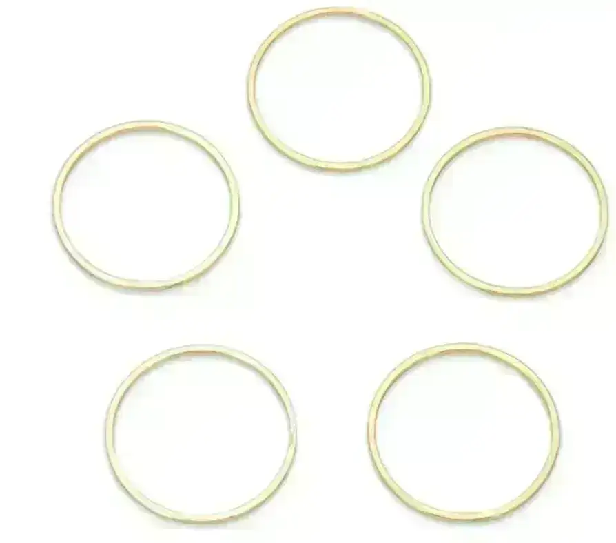 Circle Connectors, 12 or 15mm, 3 Finishes, 6 Pieces - Image 5