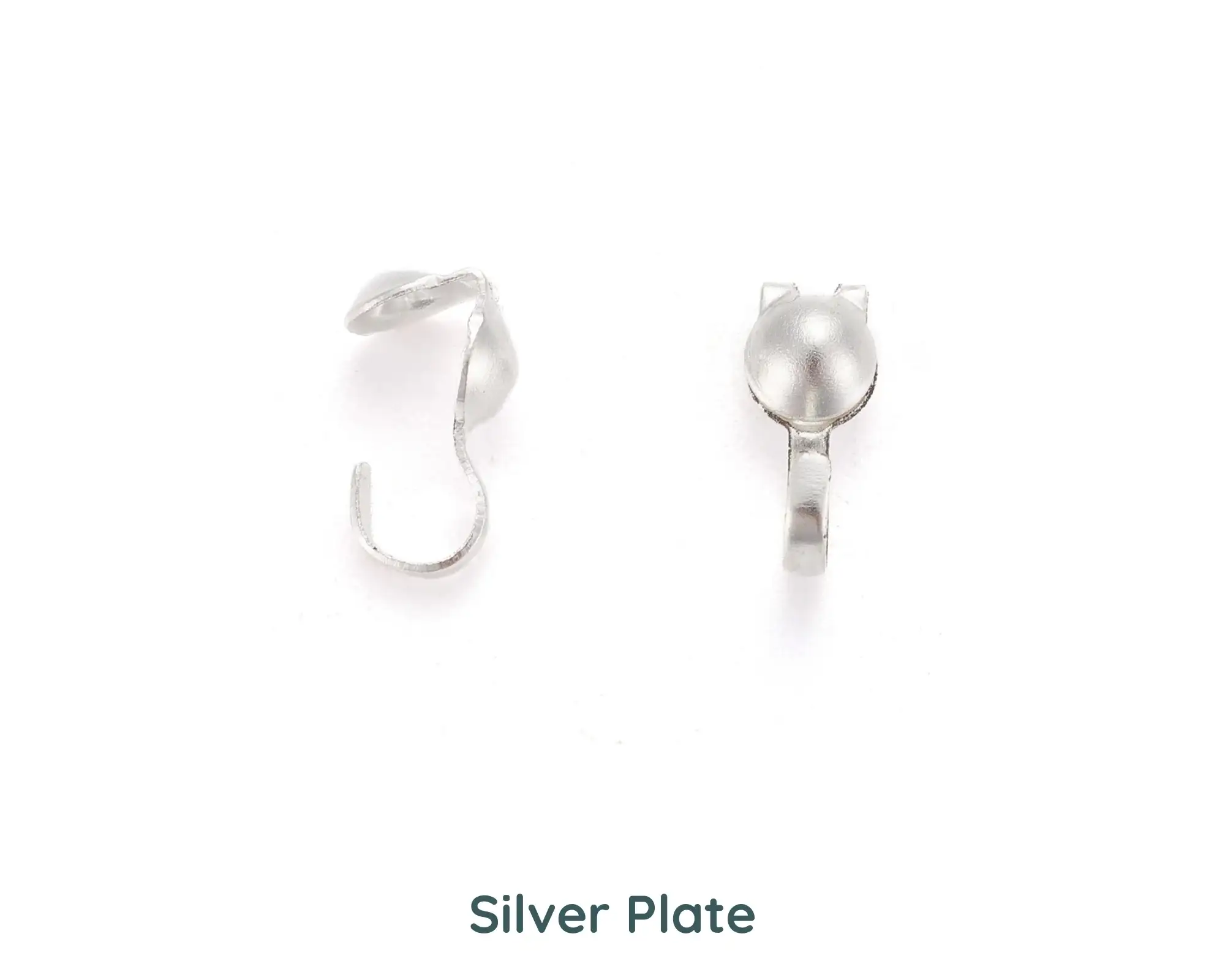 Clamshell or Bead Tips, Knot Covers, Open Loop - Image 2