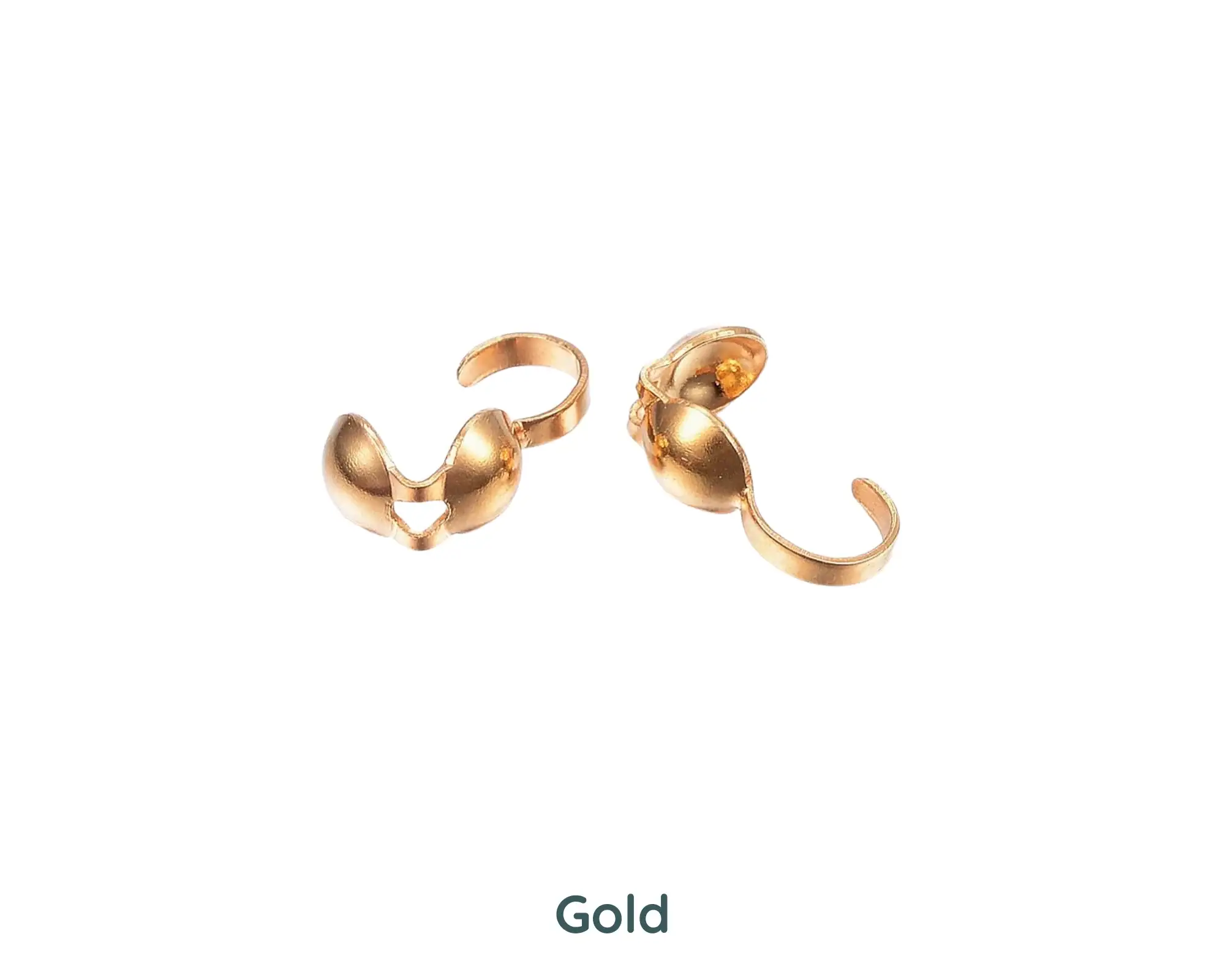 Clamshell or Bead Tips, Knot Covers, Open Loop - Image 5