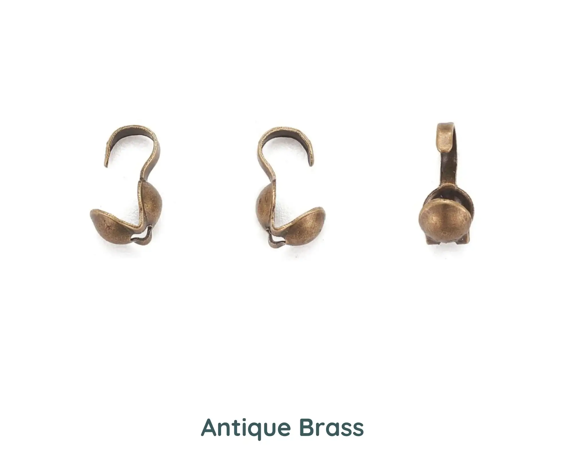 Clamshell or Bead Tips, Knot Covers, Open Loop - Image 6