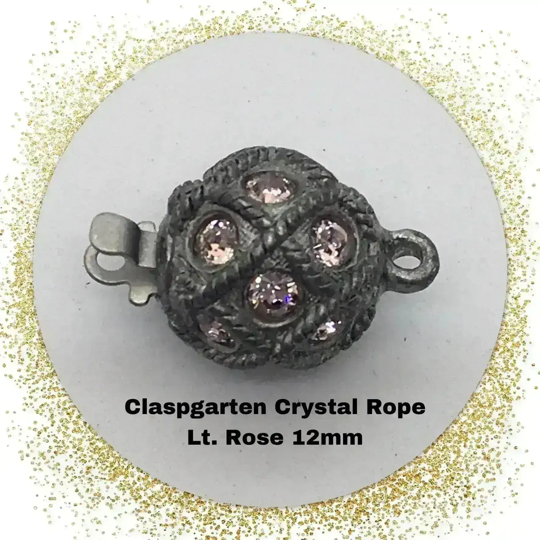 Claspgarten Crystal Rope, 1-Strand Box Clasp, Swarovski Crystals - Image 4