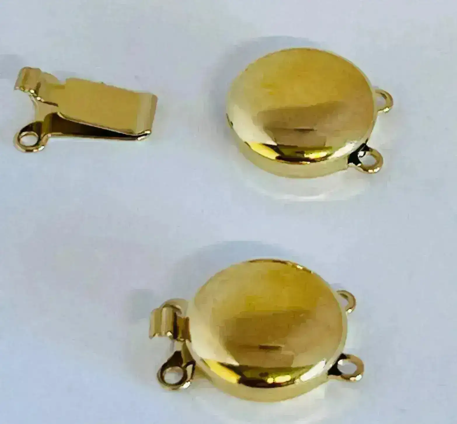 Claspgarten Hand-polished, Round 2-Strand Box Clasp - Image 2