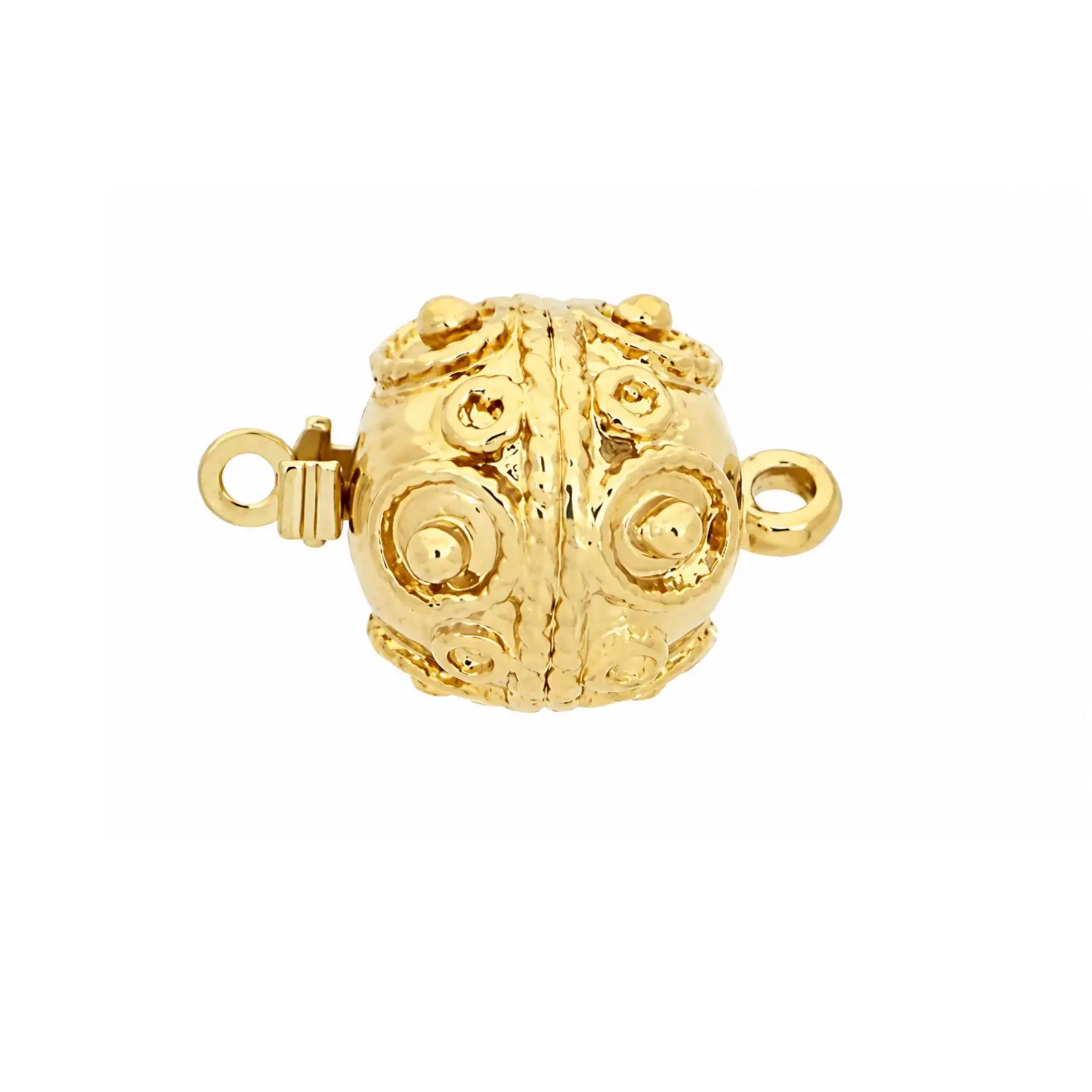 Claspgarten Luna Small Box or Tongue Clasp, 1-Strand, 2 Finishes - Image 2