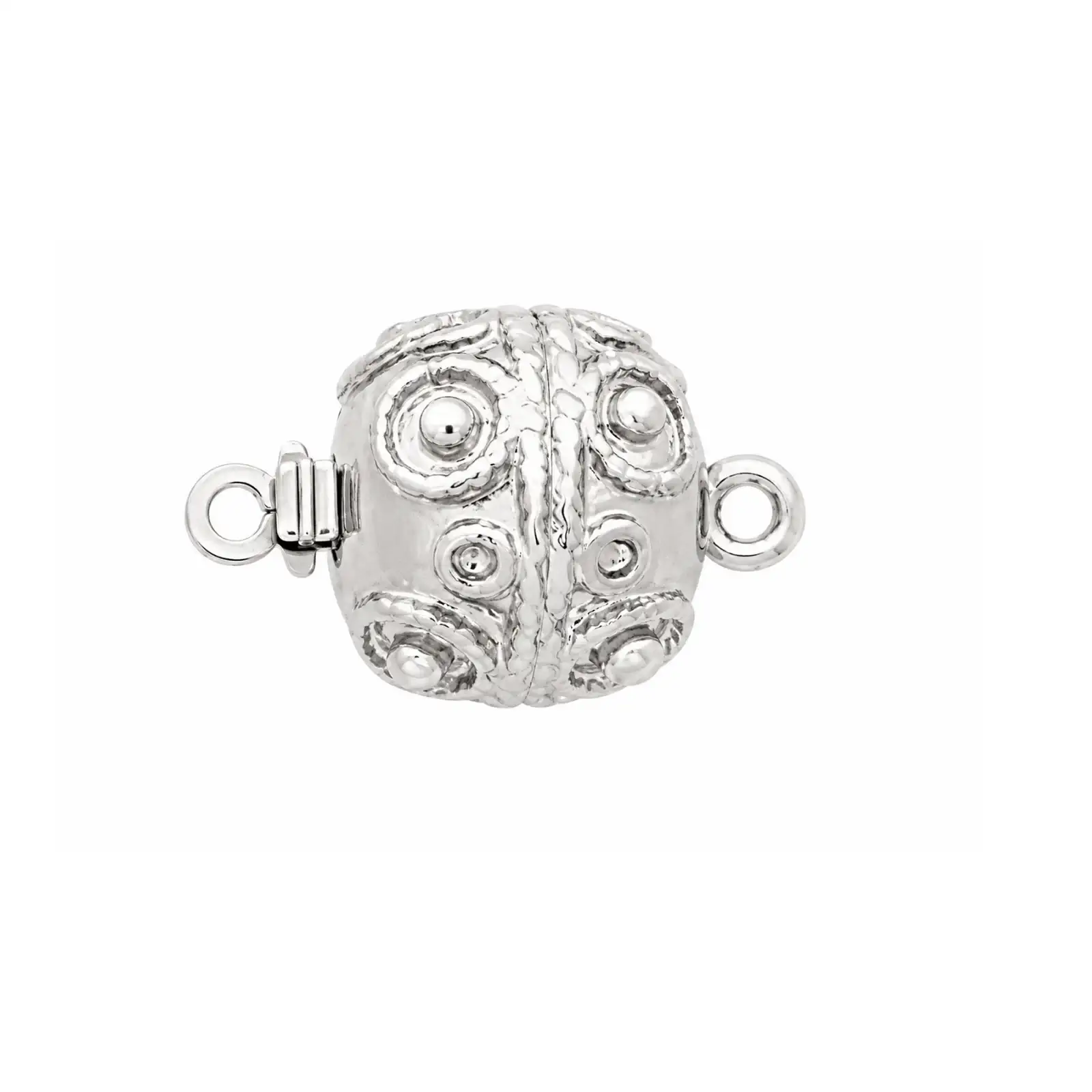 Claspgarten Luna Small Box or Tongue Clasp, 1-Strand, 2 Finishes - Image 3