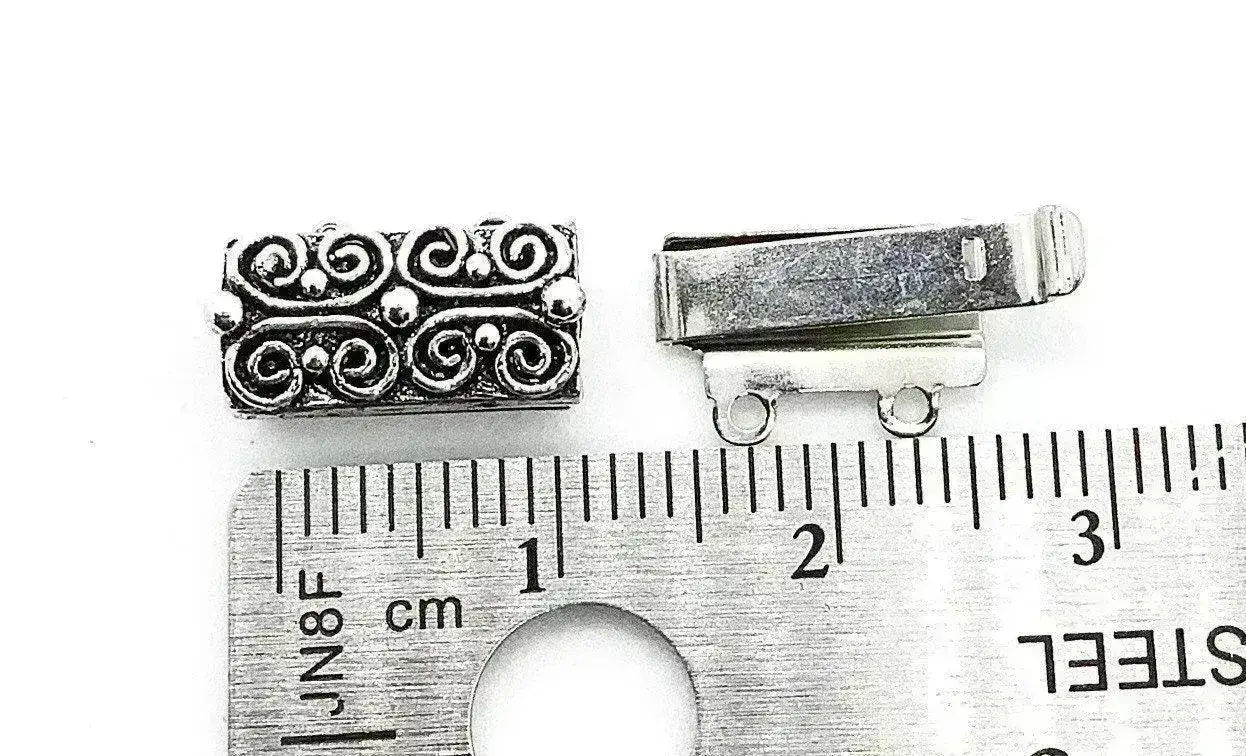 Claspgarten Moroccan, 2-Strand Tube or Bracelet Clasp, 2 Finishes - Image 4