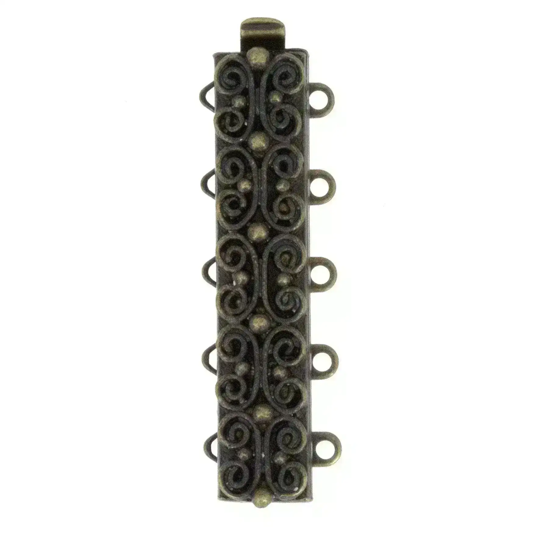 Claspgarten Moroccan, 5-Strand Tube or Bracelet Clasp, 3 Finishes - Image 3