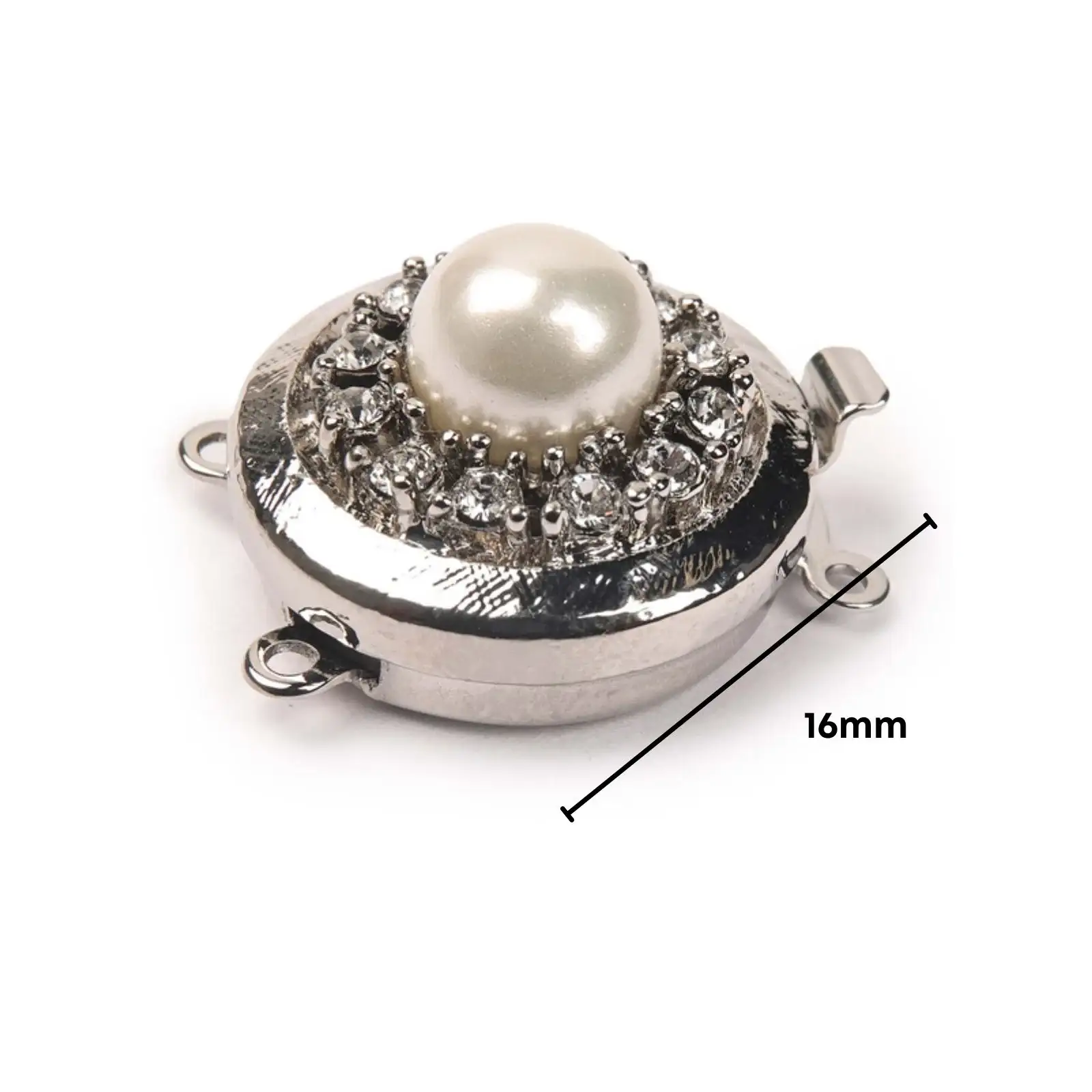 Claspgarten Nested Pearl, 2-Strand Clasp - Image 2