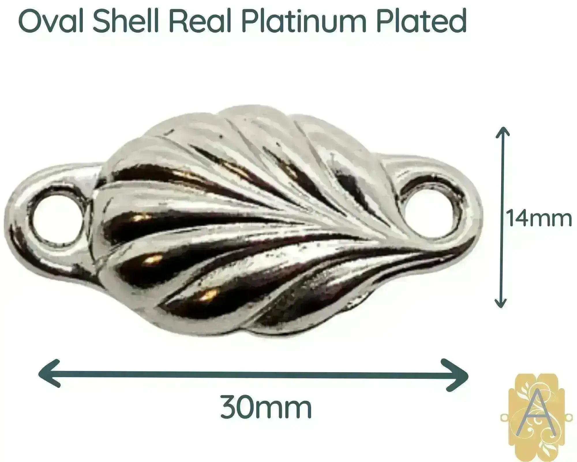Claspgarten Oval Shell, 1-Strand Magnetic Clasp - Image 4