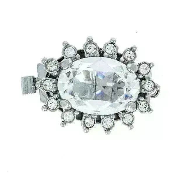 Claspgarten Queen Victoria ,1-Strand Box Clasp, Swarovski Crystals - Image 3