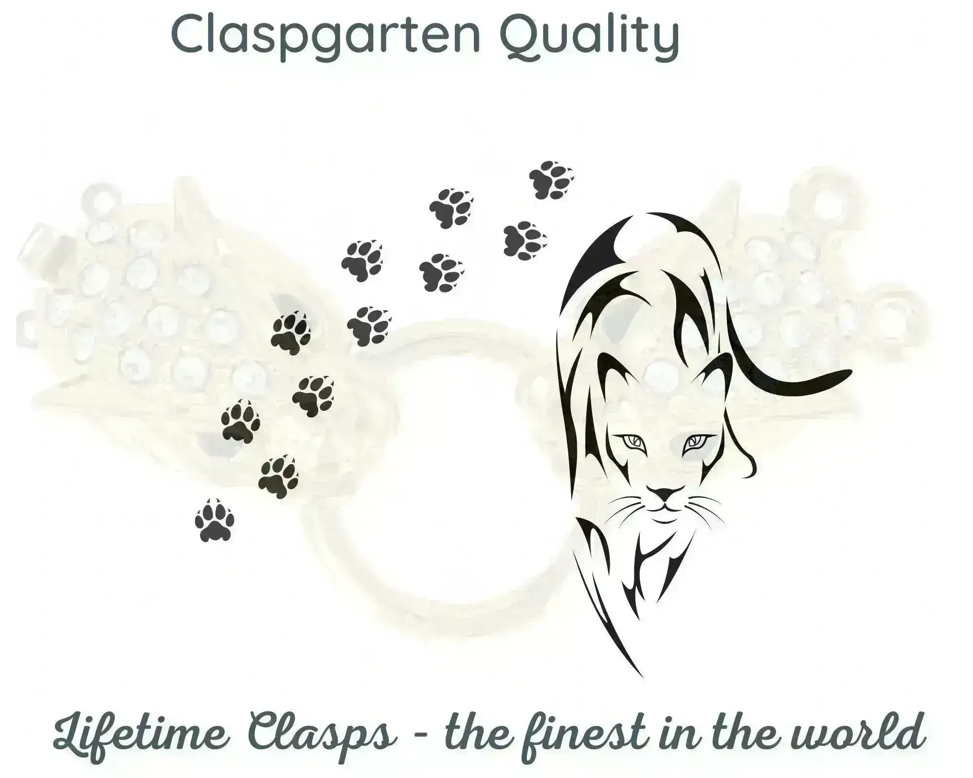Claspgarten Spirit Panther, 2-Strand Box Clasp, 2 Finishes - Image 4