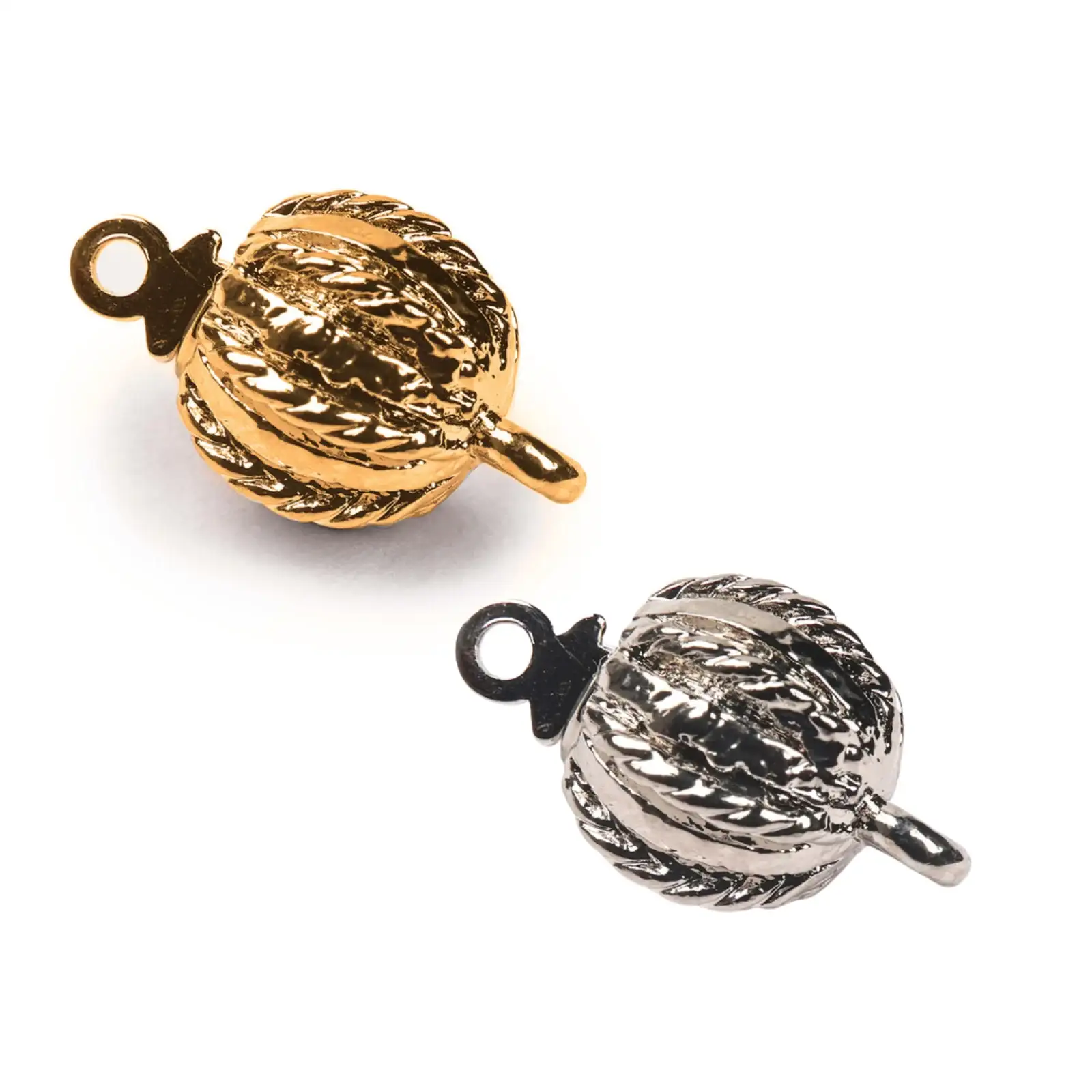 Claspgarten Structured Melon Clasps, 1-strand