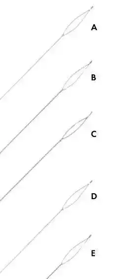 Collapsible Eye Needles, 5" 4-Pack, 5 Sizes - Image 5