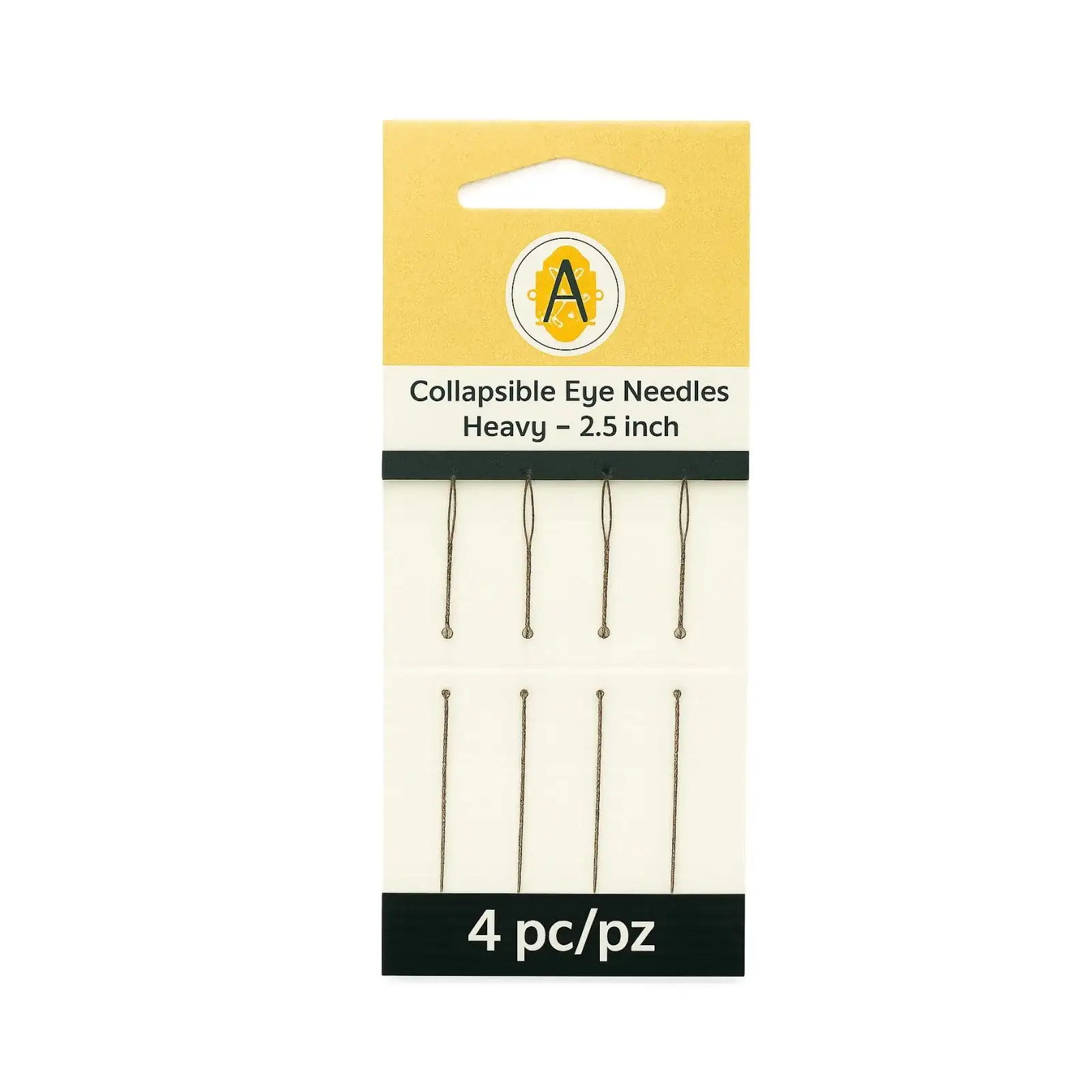 Argus Collapsible Eye Needles, 6.4mm (2.5"), 4 Pack - Image 5