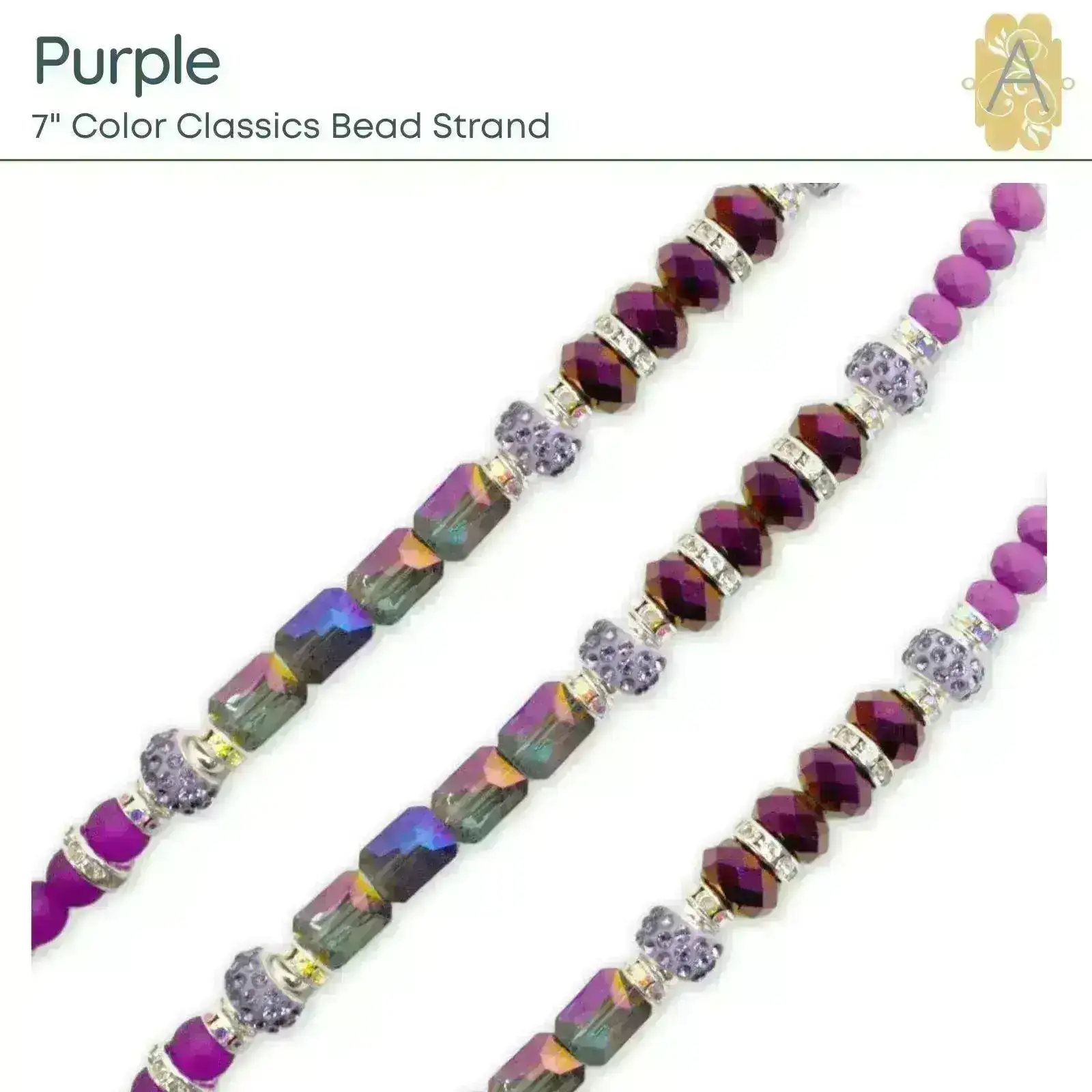 Color Classics, 7" Bead Strands, by Jesse James Beads, 11 Colors - Image 4
