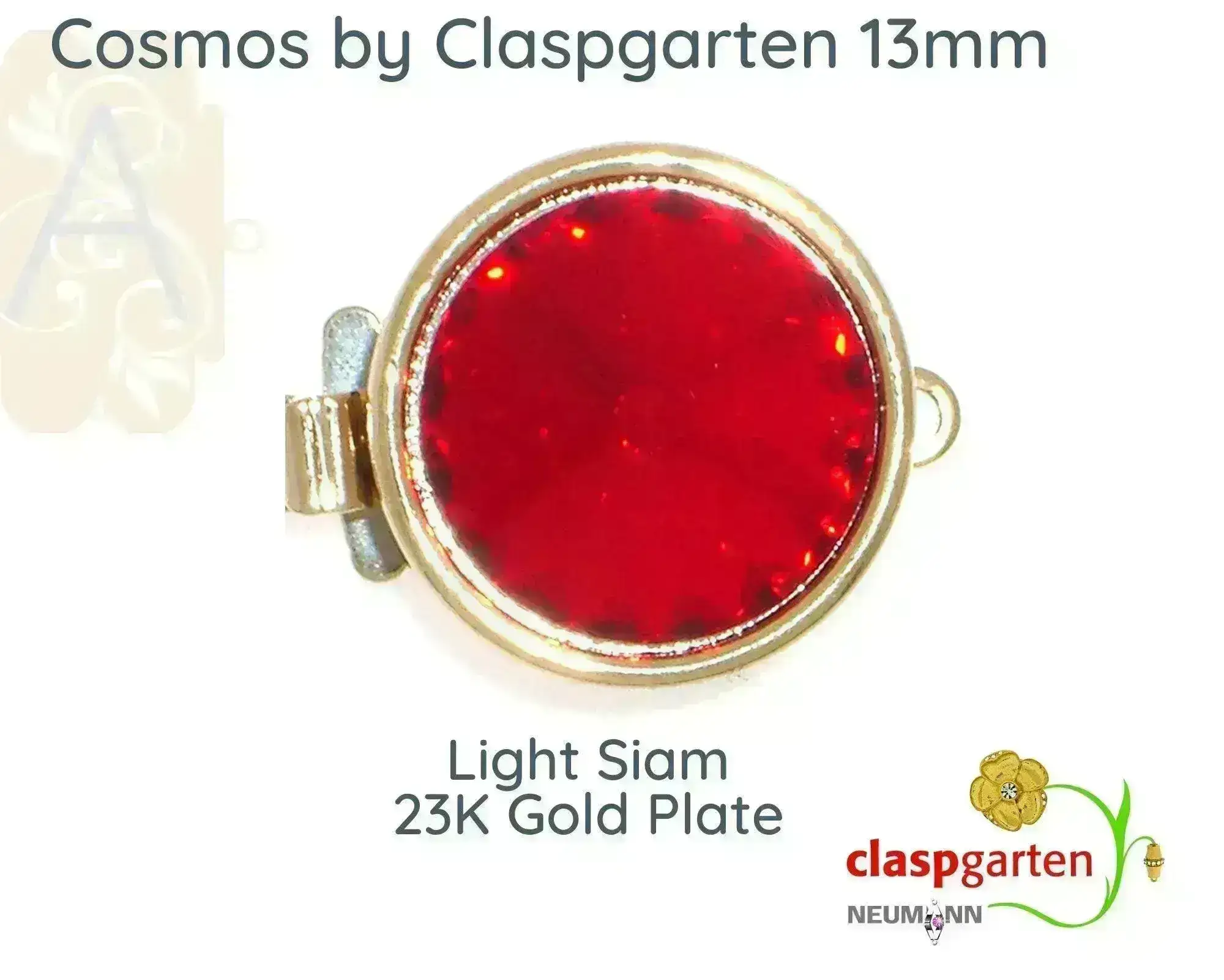 Claspgarten Cosmos, 1-Strand Box Clasp, 10 Colors - Image 7