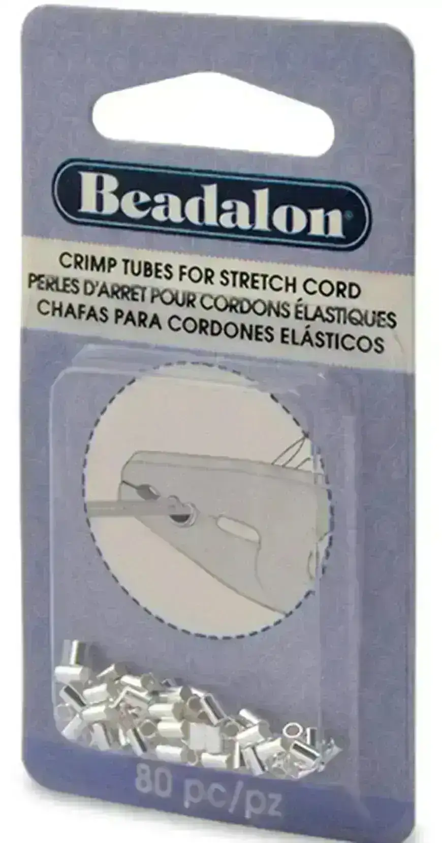 Crimp Tubes for Stretch Cord, for .5, .8 or 1mm Beadalon - Image 5
